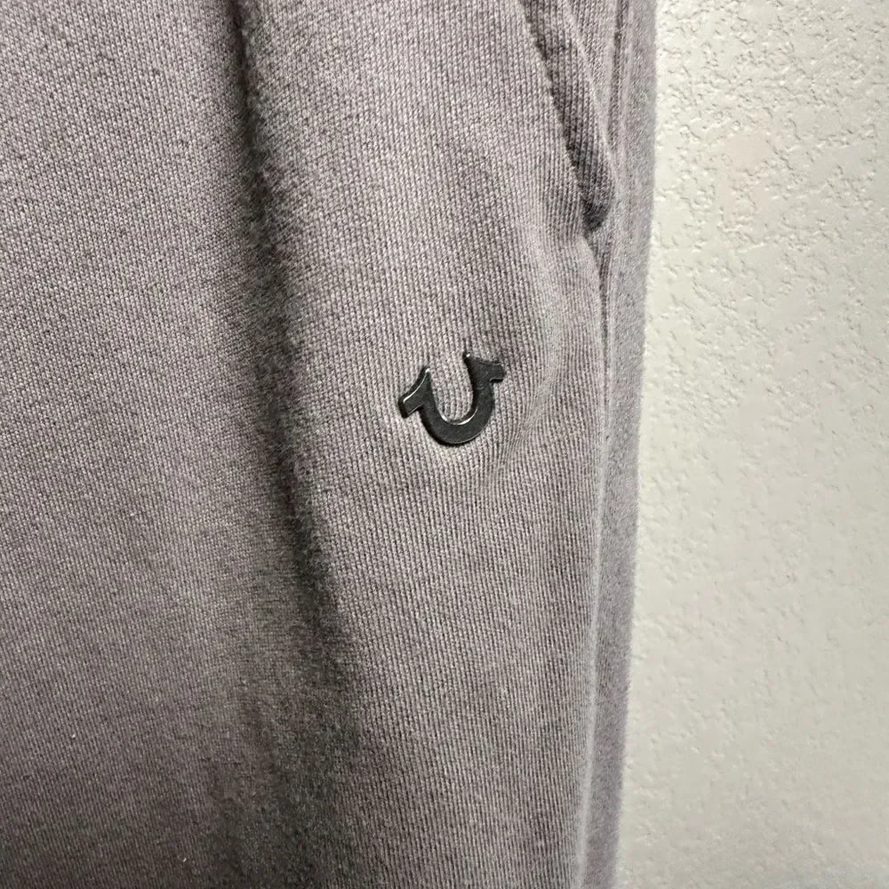 EUC True Religion Men’s Gray Sweatpants Casual Joggers - Size 2XL